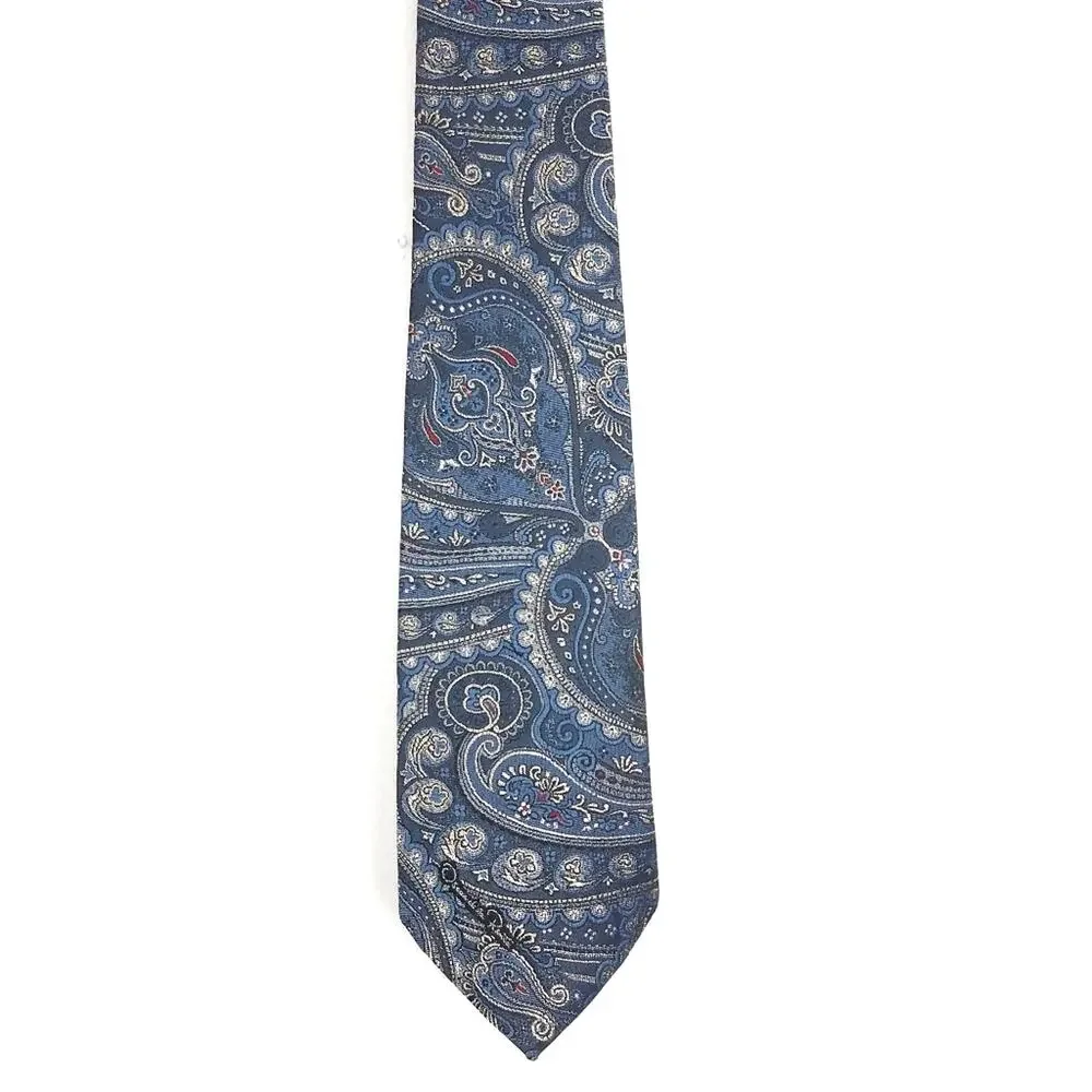 Oscar de la Renta | Blue Paisley Tie